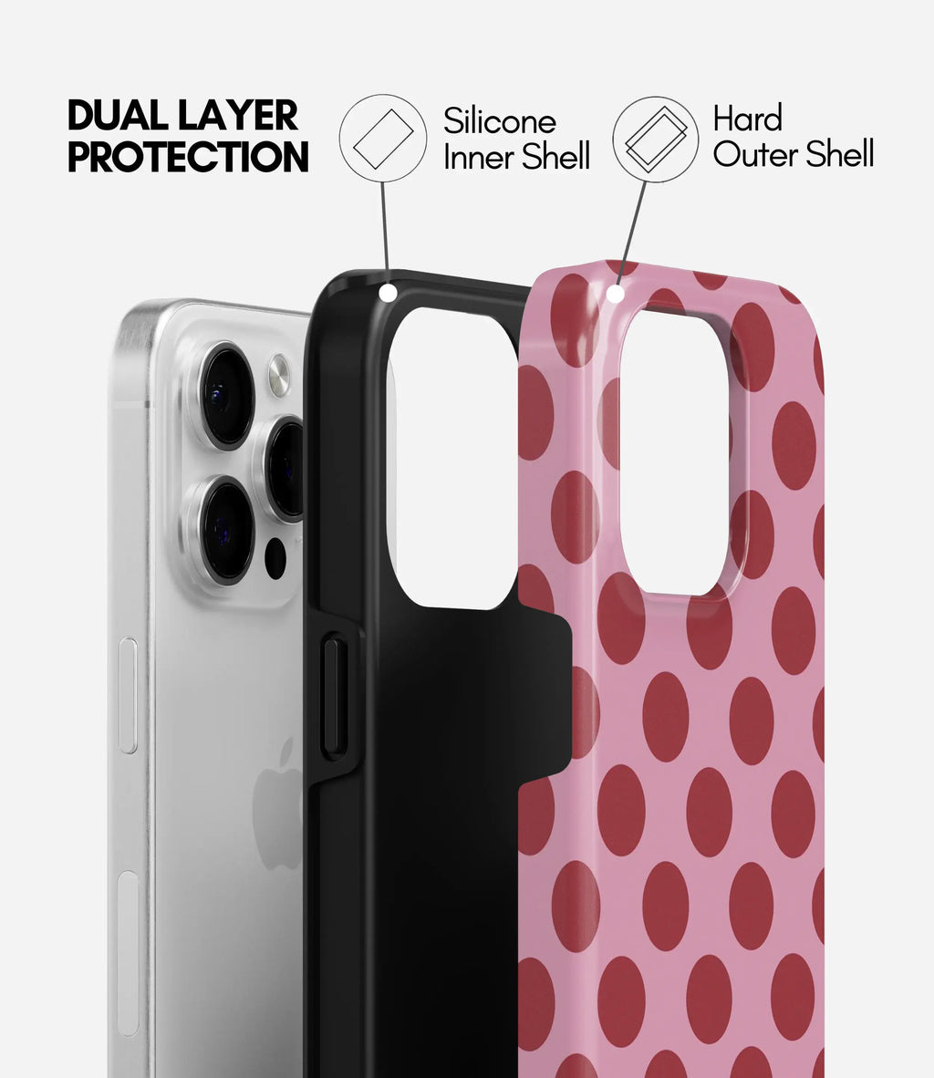 Rosy dots - Glossy Armoured Case