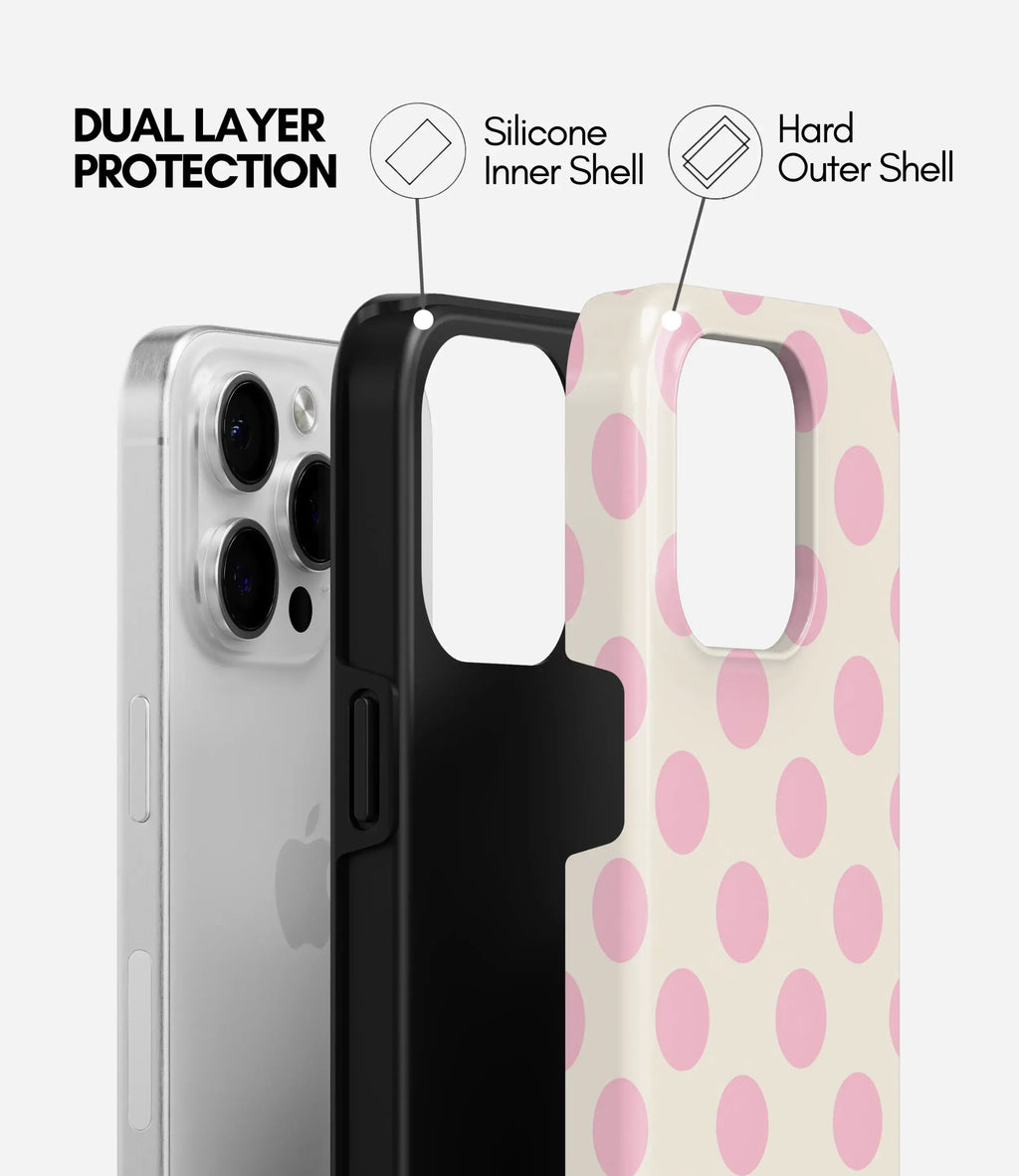 Pastel dots - Glossy Armoured Case