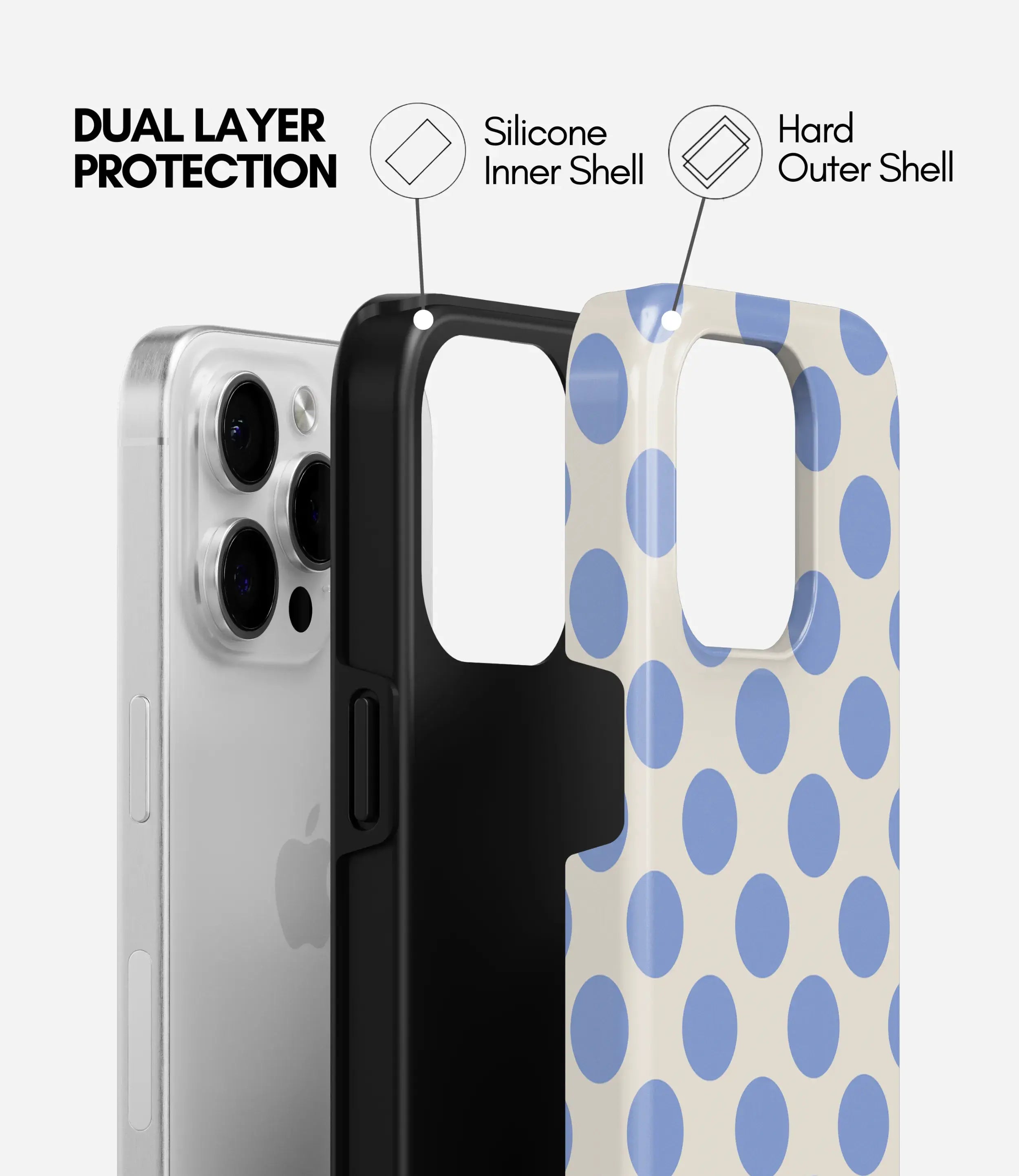 Sky dots - Glossy Armoured Case