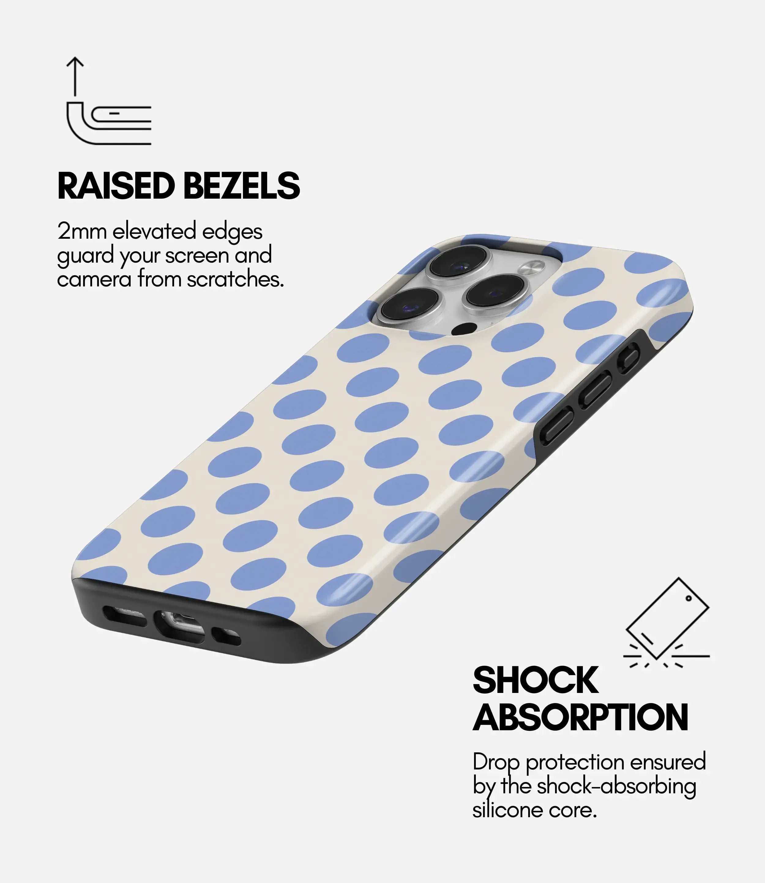 Sky dots - Glossy Armoured Case