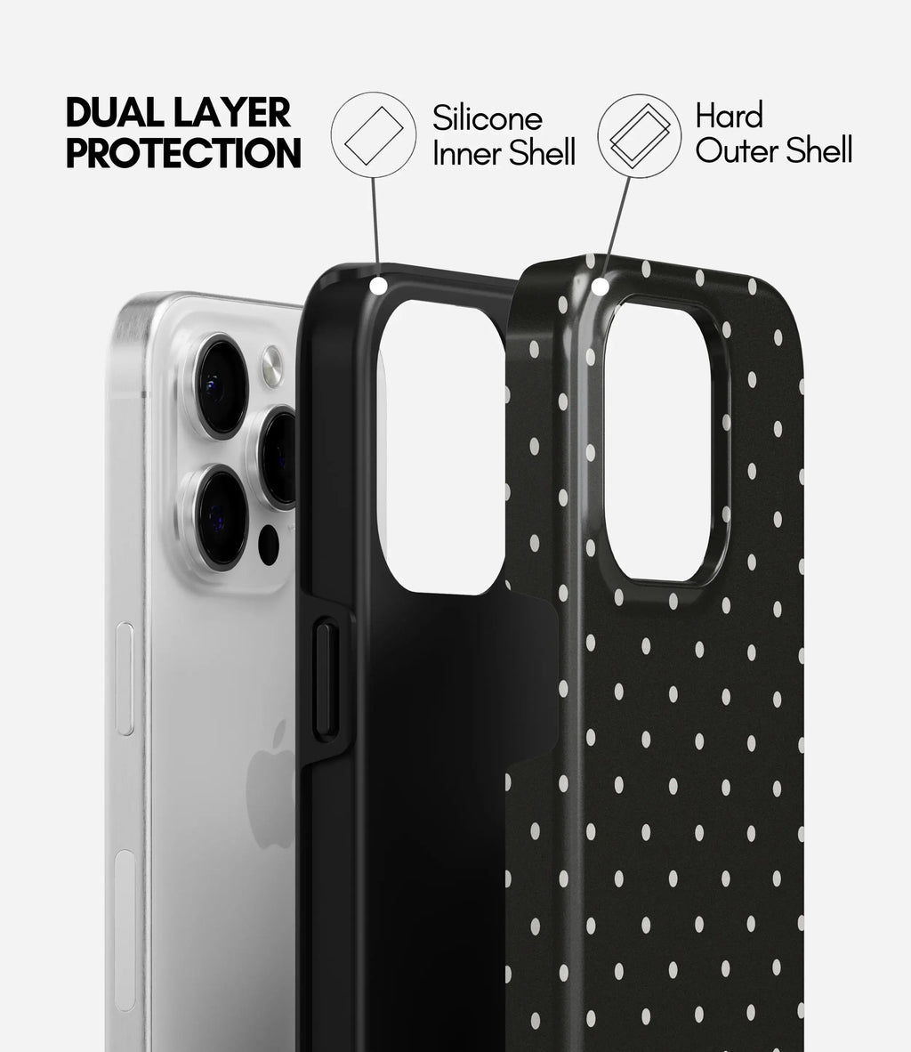 Midnight night Dots - Glossy Armoured Case