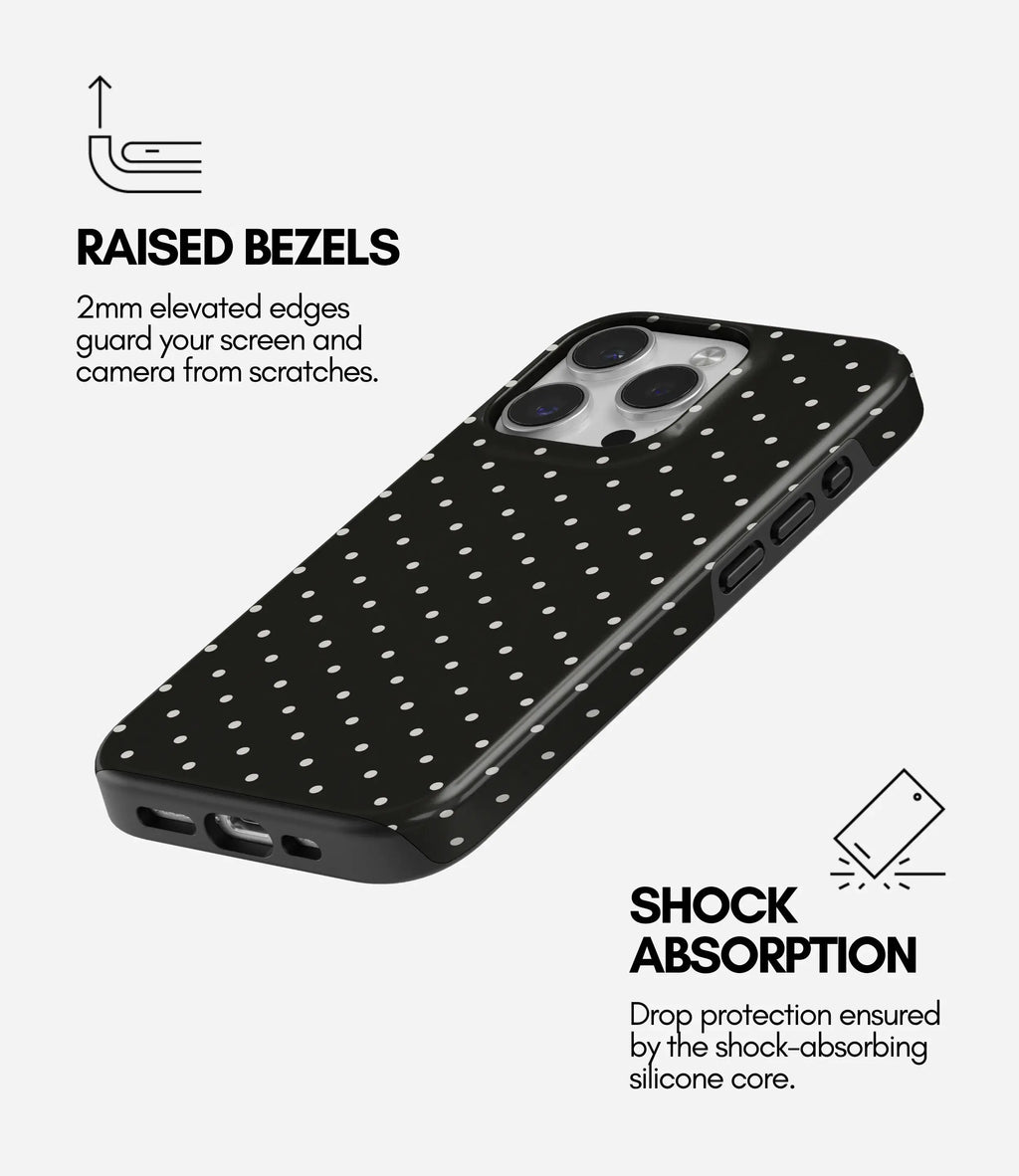 Midnight night Dots - Glossy Armoured Case