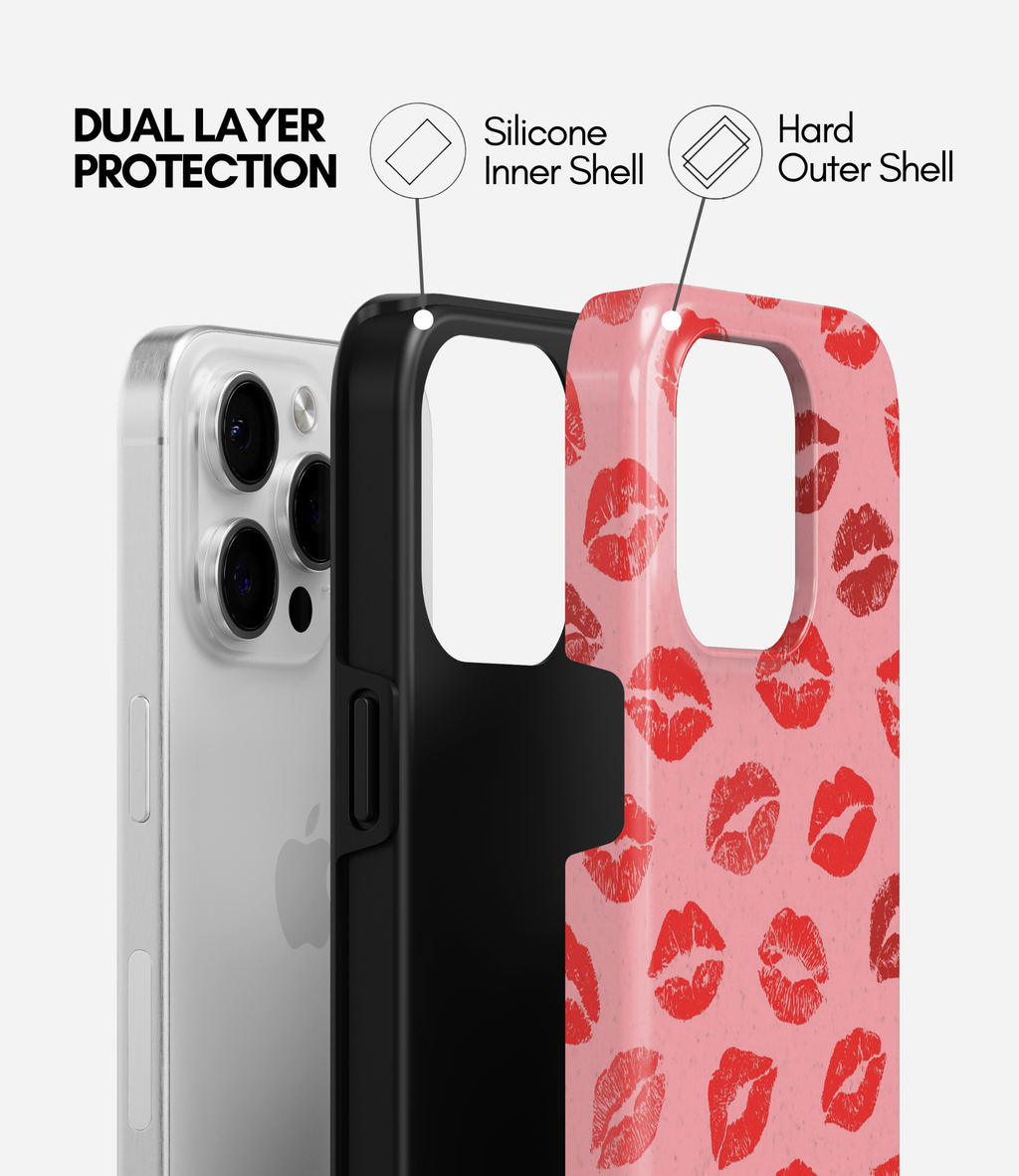 Kiss pout - Glossy Armoured Case