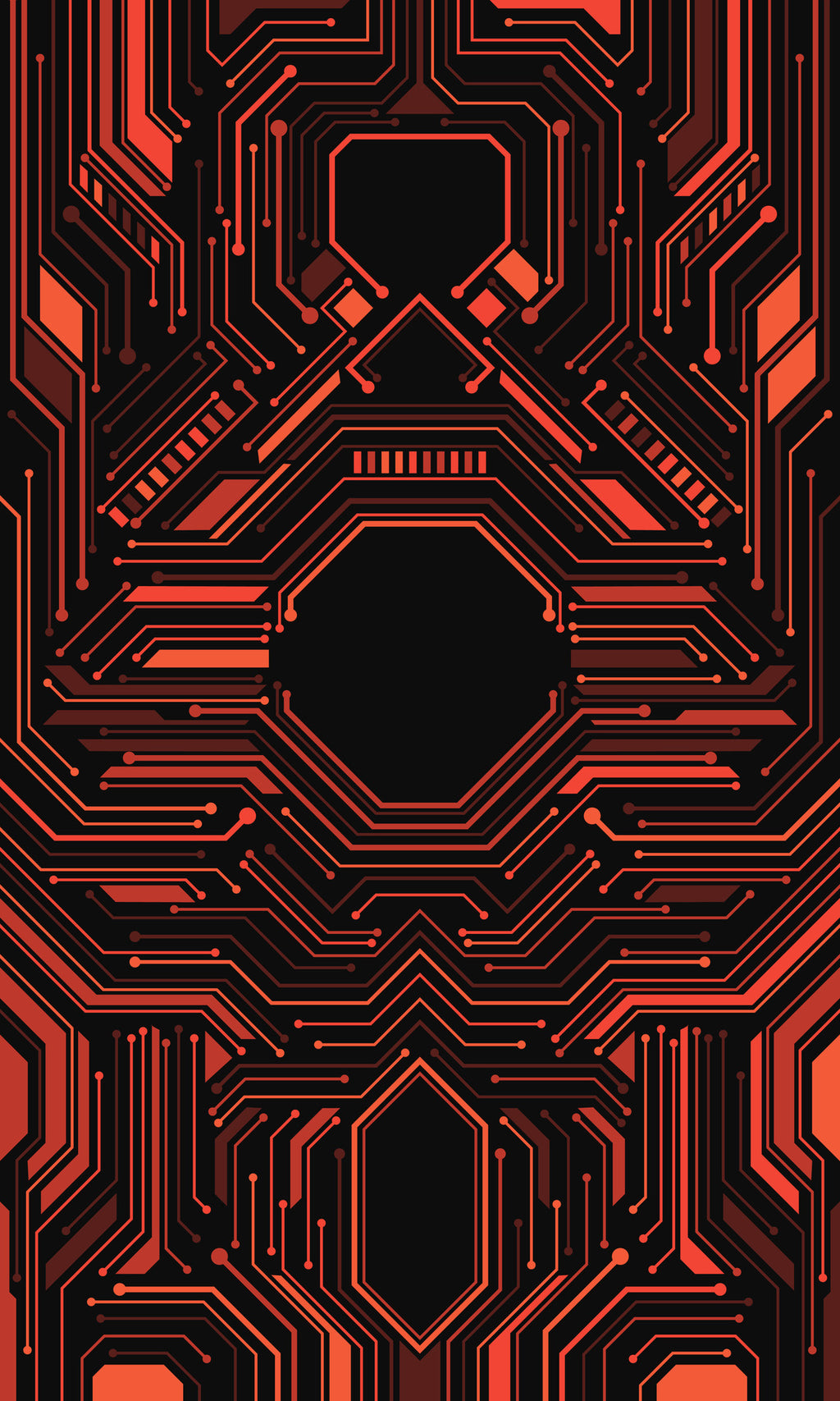 Abstract Futuristic Pattern - Glass Case