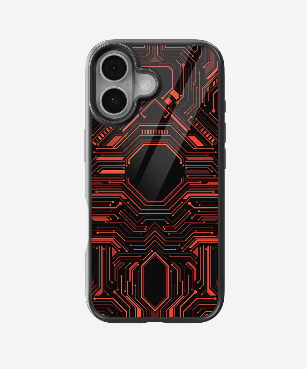 Abstract Futuristic Pattern - Glass Case