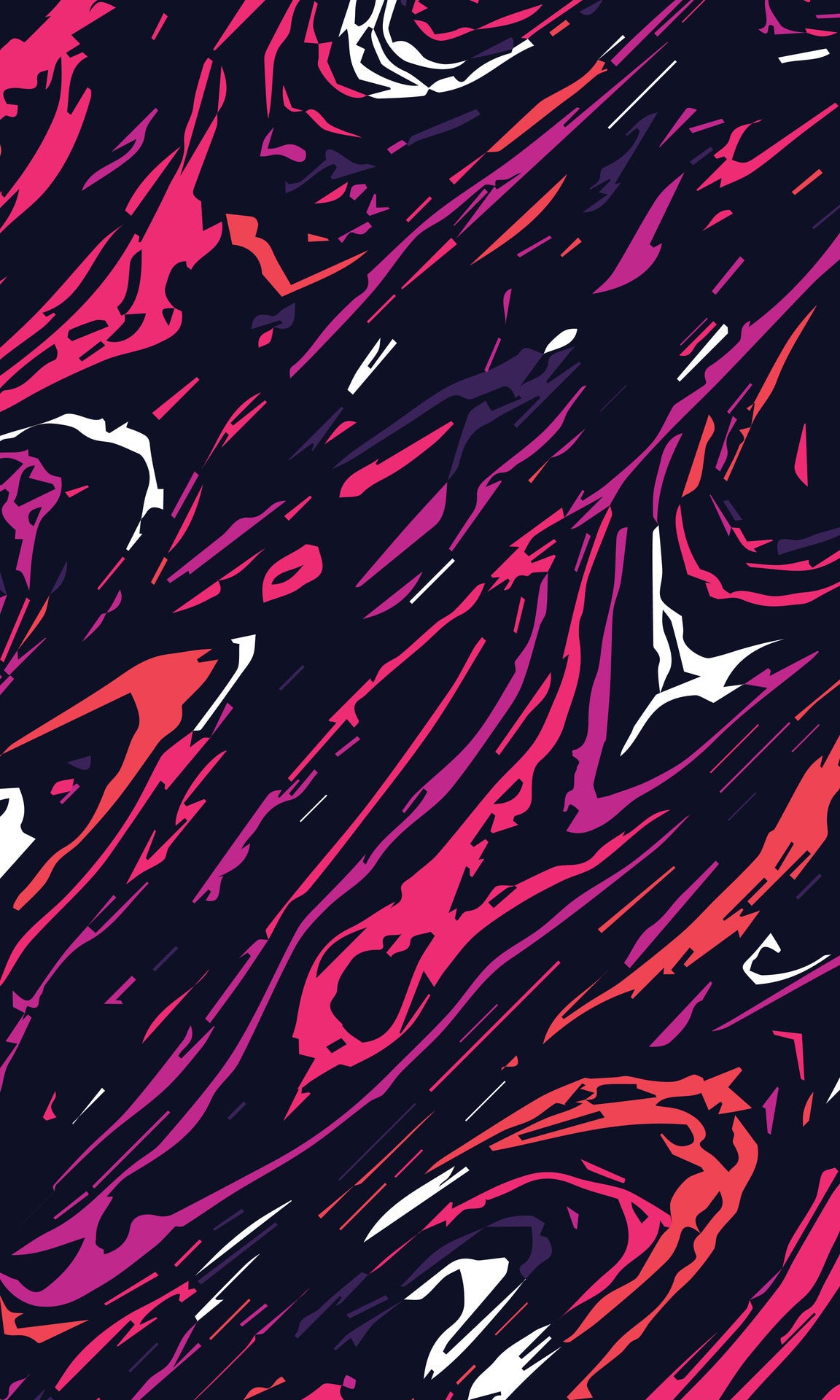 Abstract Spectrum Waves - Glass Case