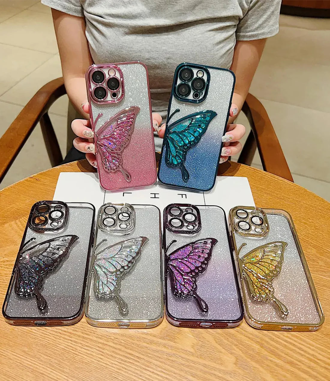 Glitter Wings Phone Case