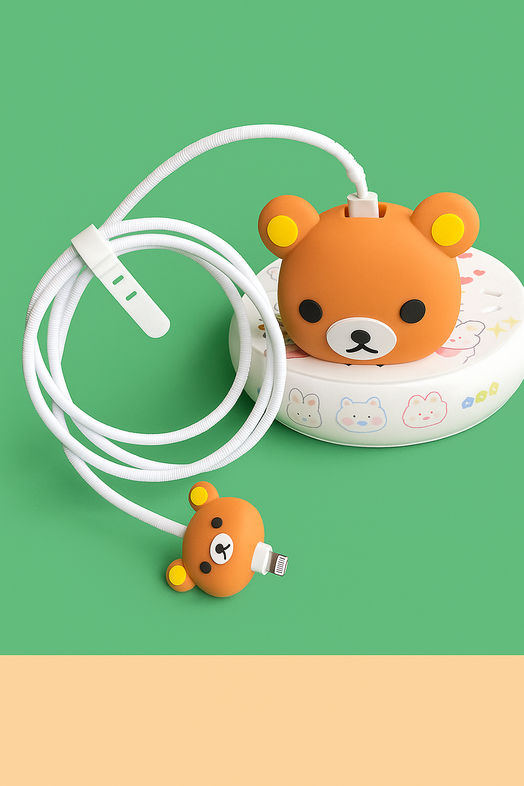 Bear Hug Charger Case Cover