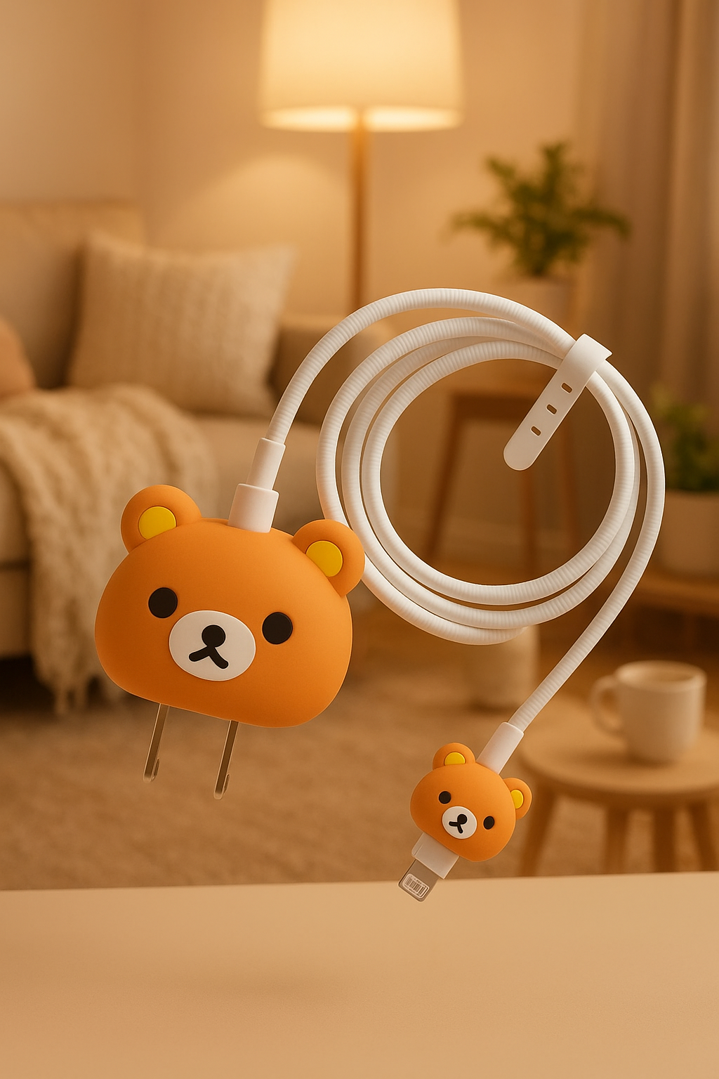 Bear Hug Charger Case Cover