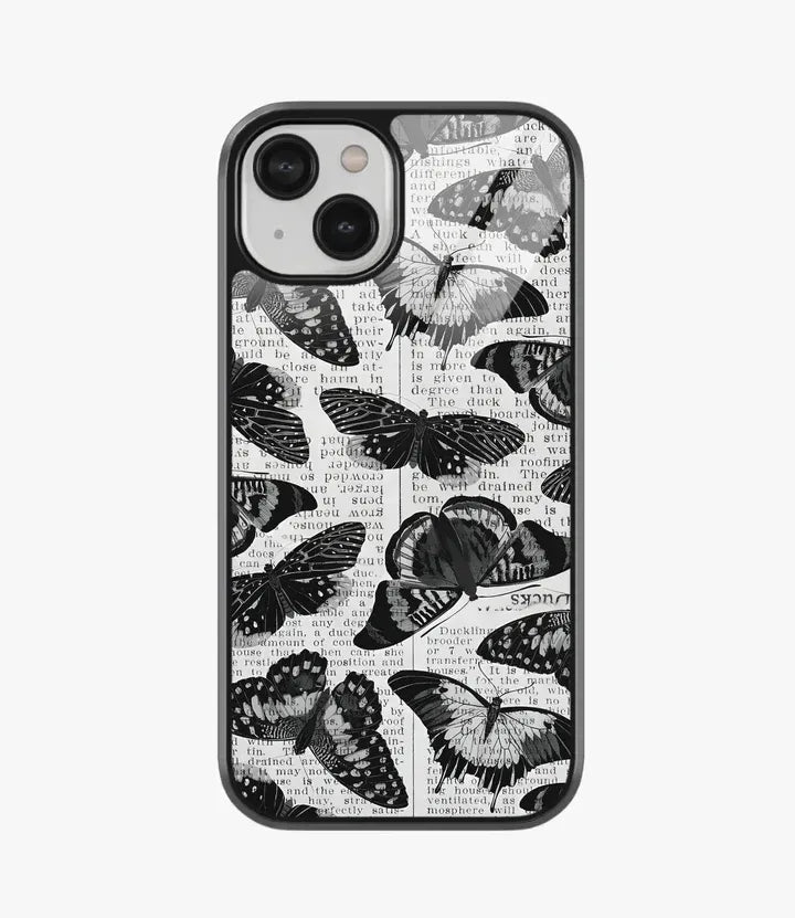 Black Butterfly - Glass Case