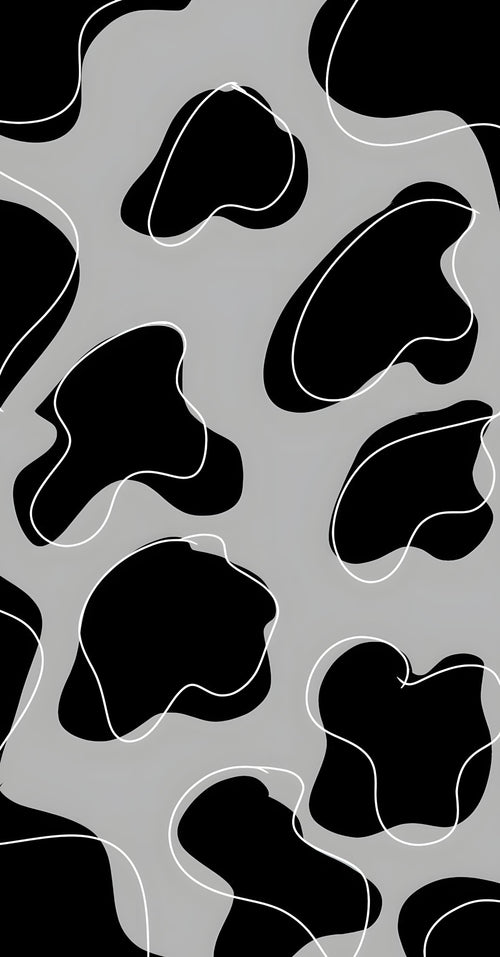 Black Cow - Glass Case