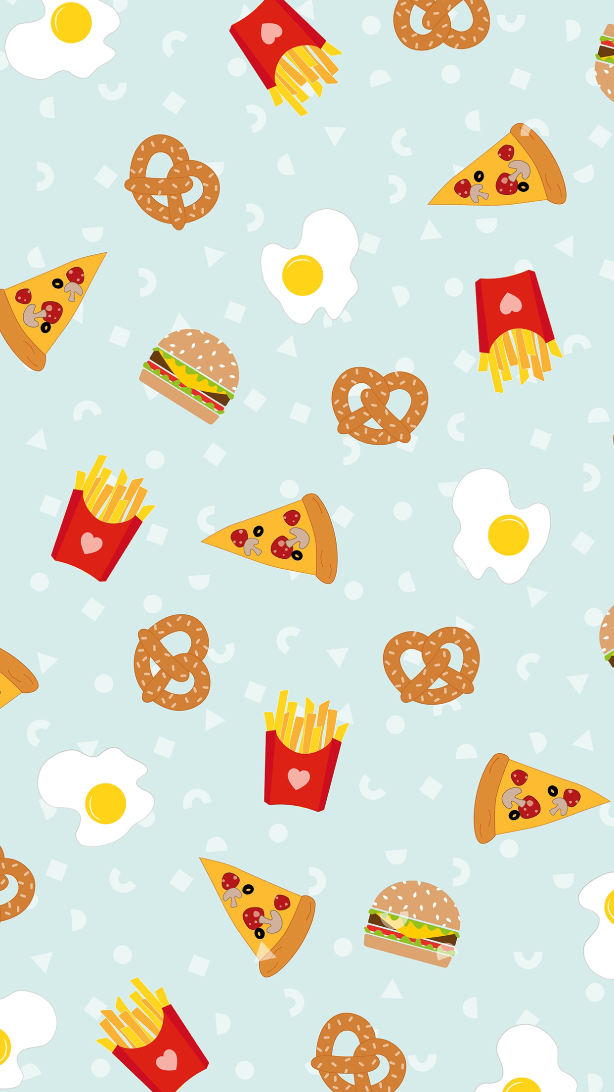 French Fries Pizza – Hard Case