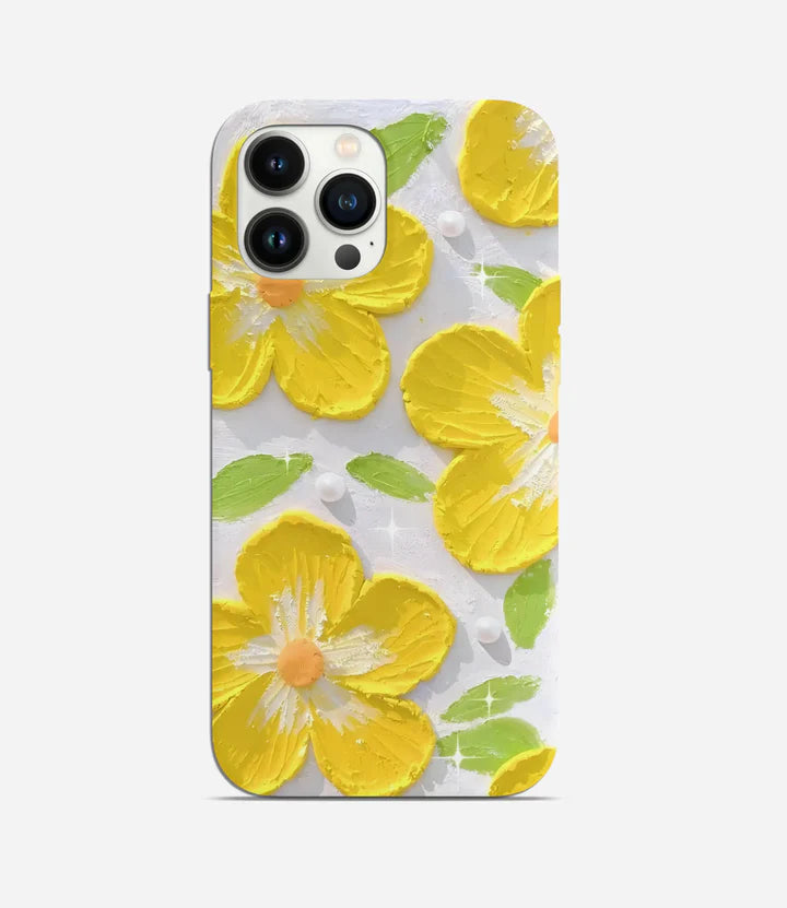 Golden Petals – Acrylic Hard Case