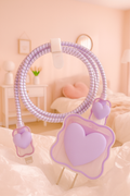 Lavender Heart Charger Case Cover