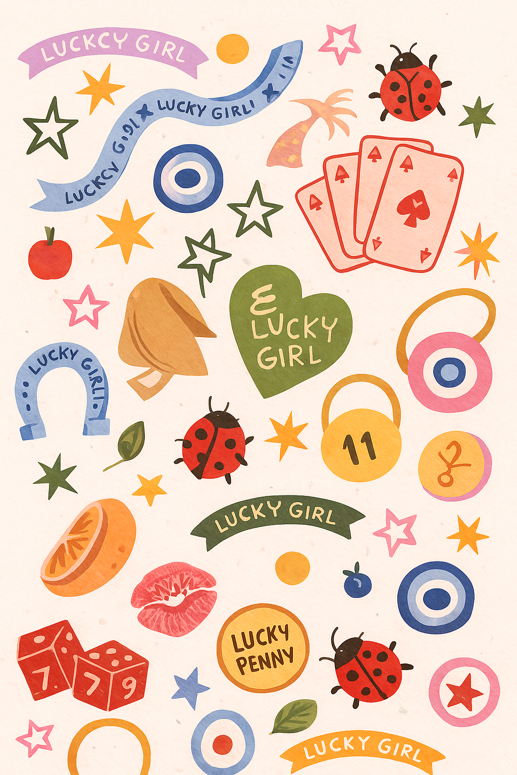 Lucky Girl - Glossy Armoured Case