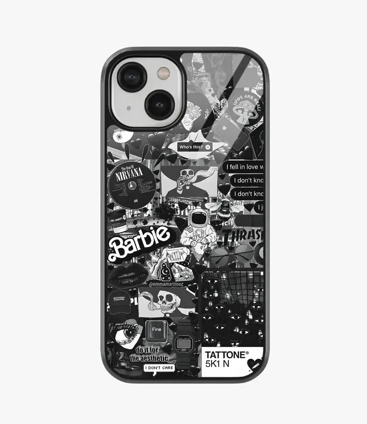 Nirvana barbie black - Glass Case