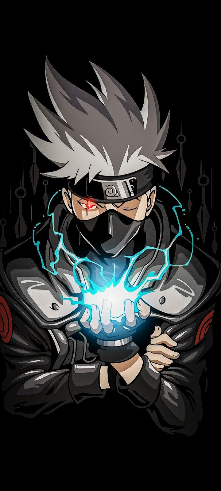 Thunder Mask - Glass Case
