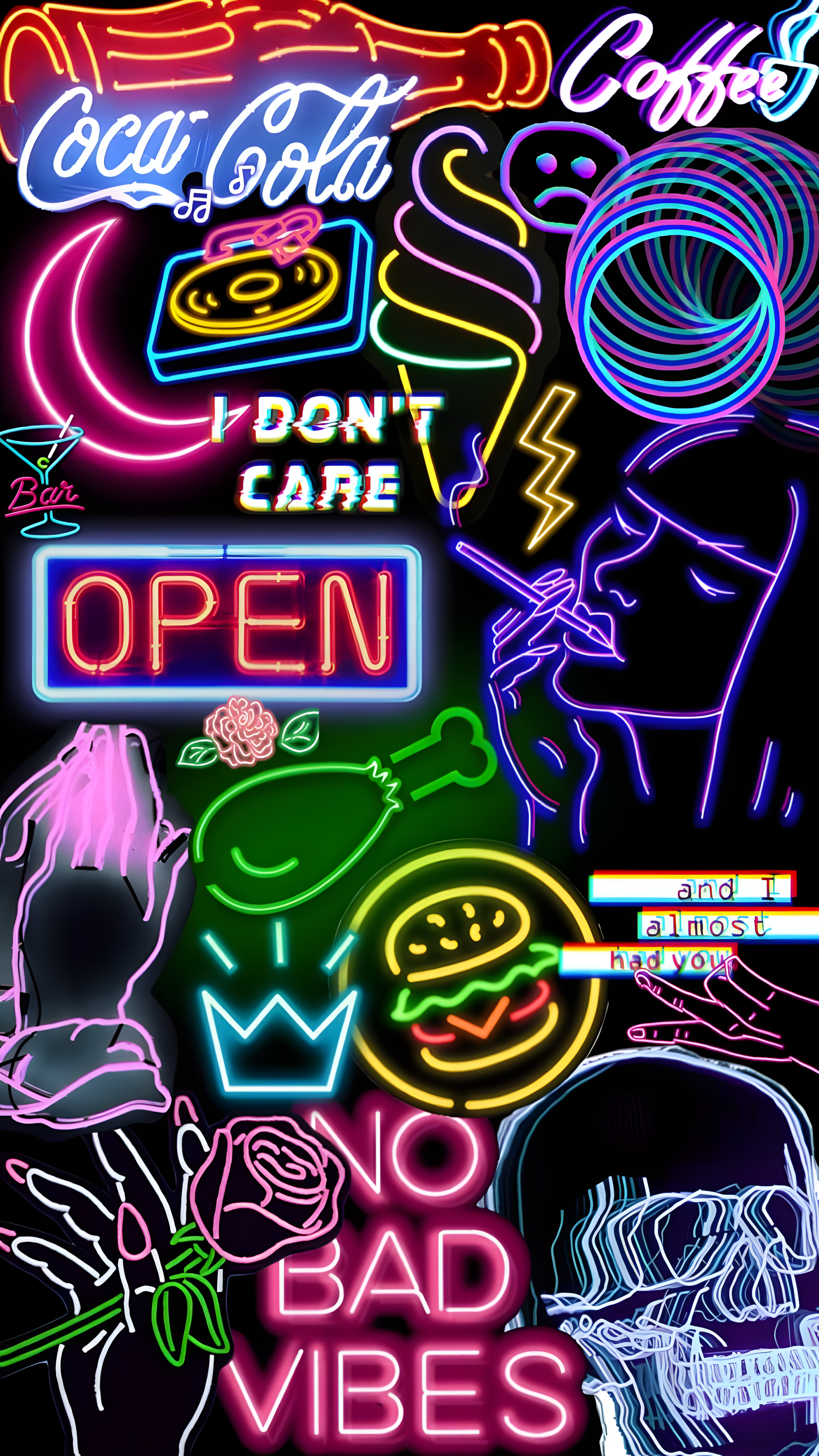 No Bad Vibes - Glass Case