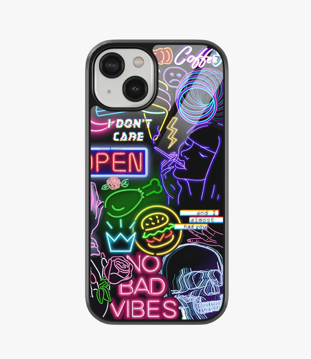 No Bad Vibes - Glass Case