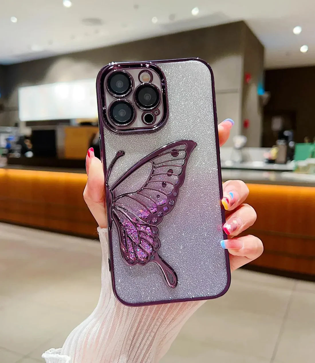 Glitter Wings Phone Case